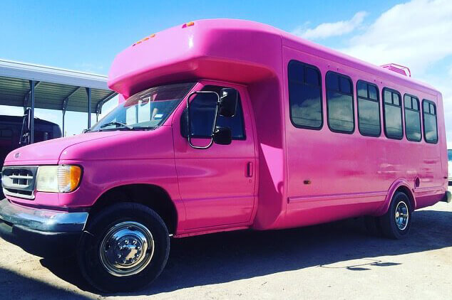 Pink Party bus rentals in El Paso county