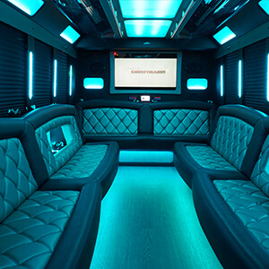 Mckinney party limousine blue lights